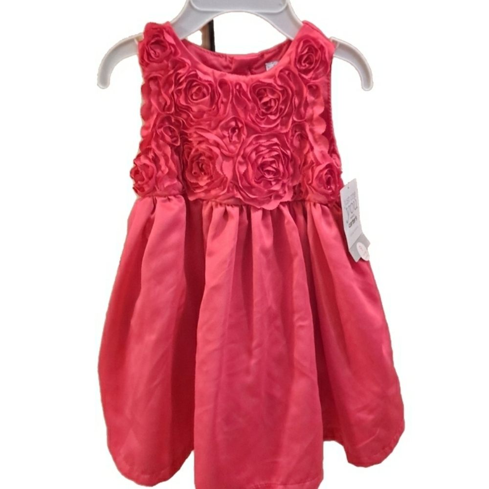 Carters Infant Rosette 2 Piece Dress Bloomers 9M